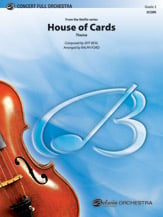 House of Cards Theme Orchestra sheet music cover